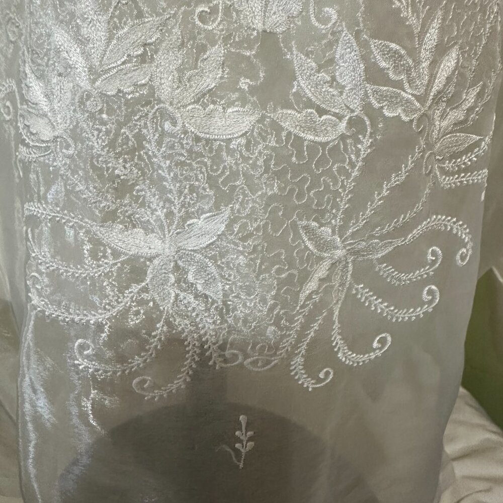 Philippines Filipino Barong Floral Design Men's Long Sleeve Barong Size XL-2XL - Picture 6 of 7